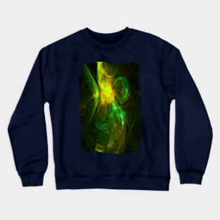 Alien Code 3 Yellow Green Crewneck Sweatshirt